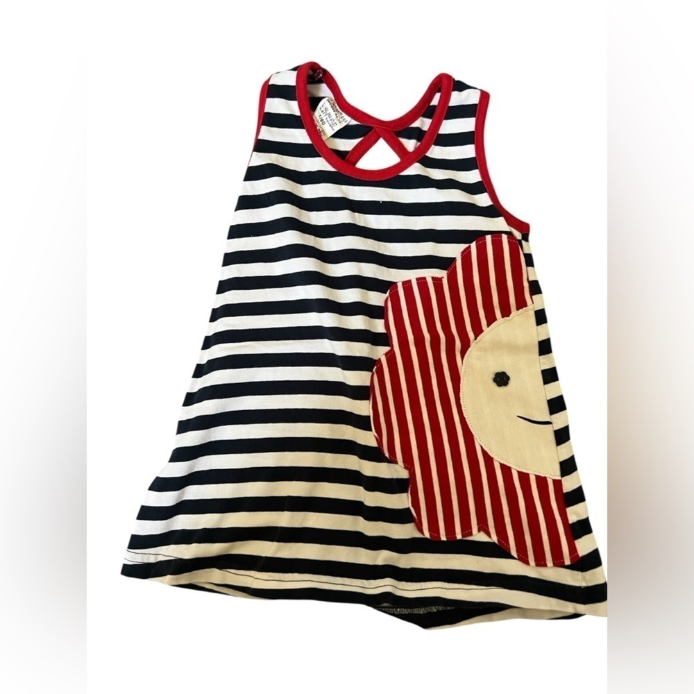 Striped Tank dress size 80 euro / 12 months
